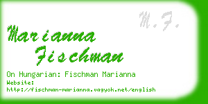 marianna fischman business card